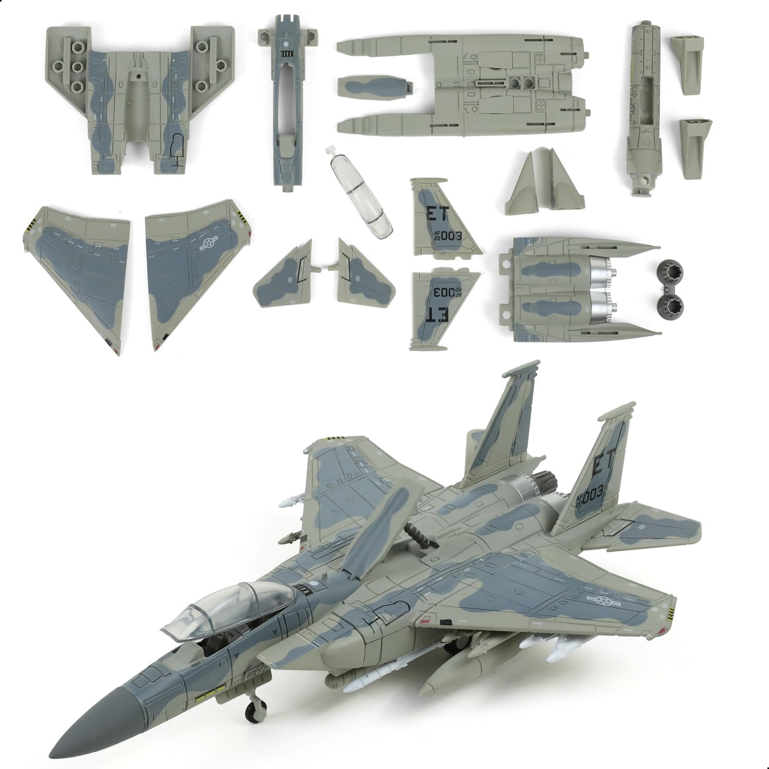 Model Airplane Plastic - 1/72 F-15EX Eagle II Myśliwiec Amerykańskich