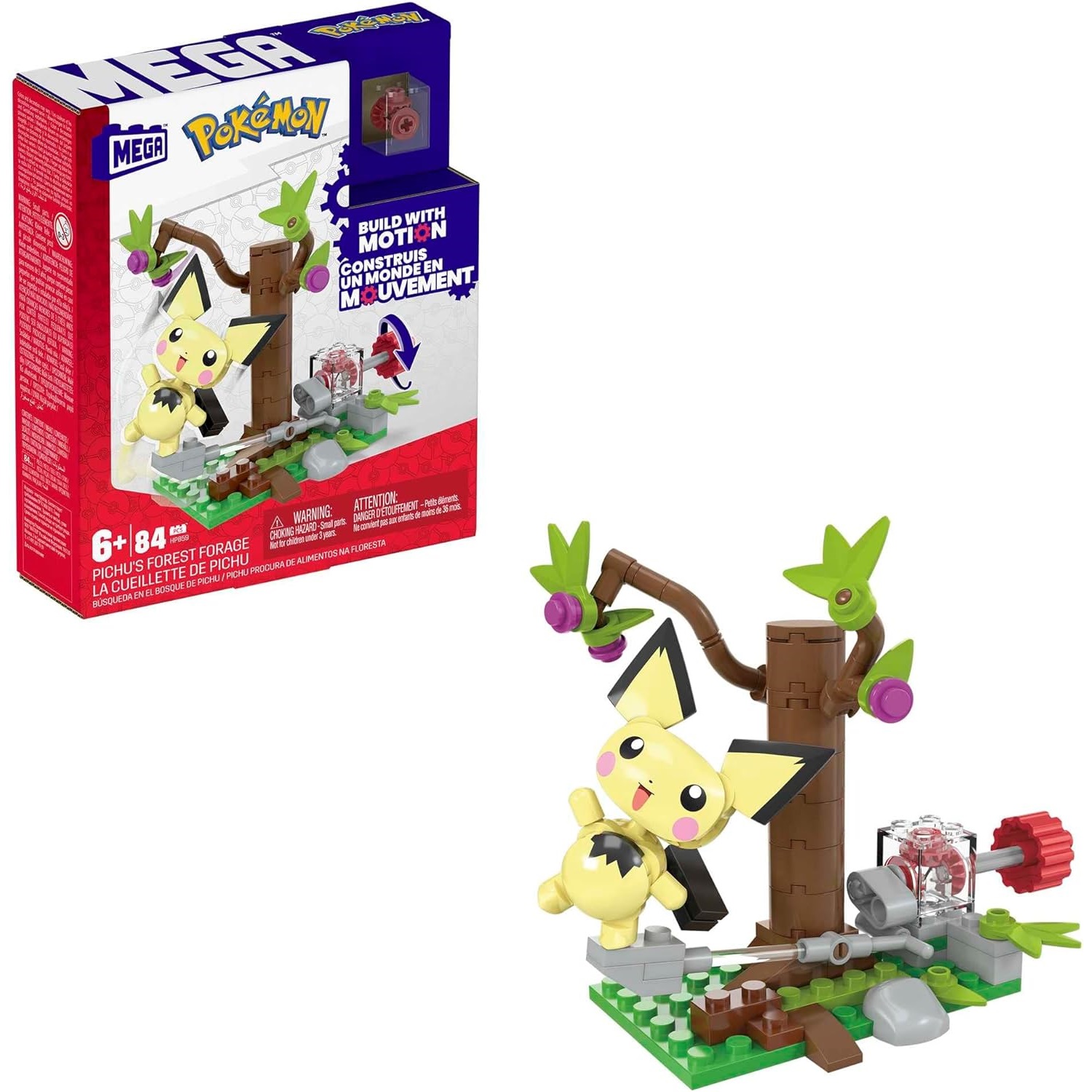 Lego Set Technic - Mega Pokemon Quest w Lesie Pichu