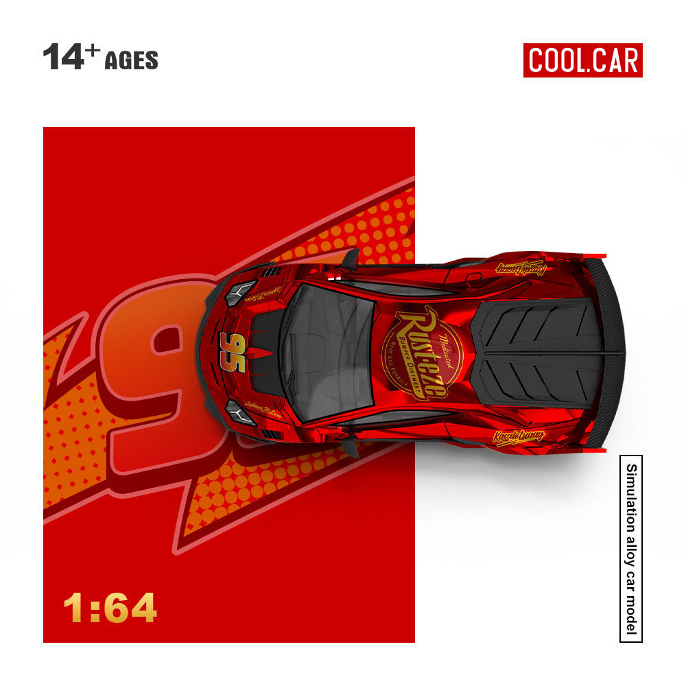 Die Cast Car 1 64 - Fajny Samochód 1:64 GT EVO Lightning