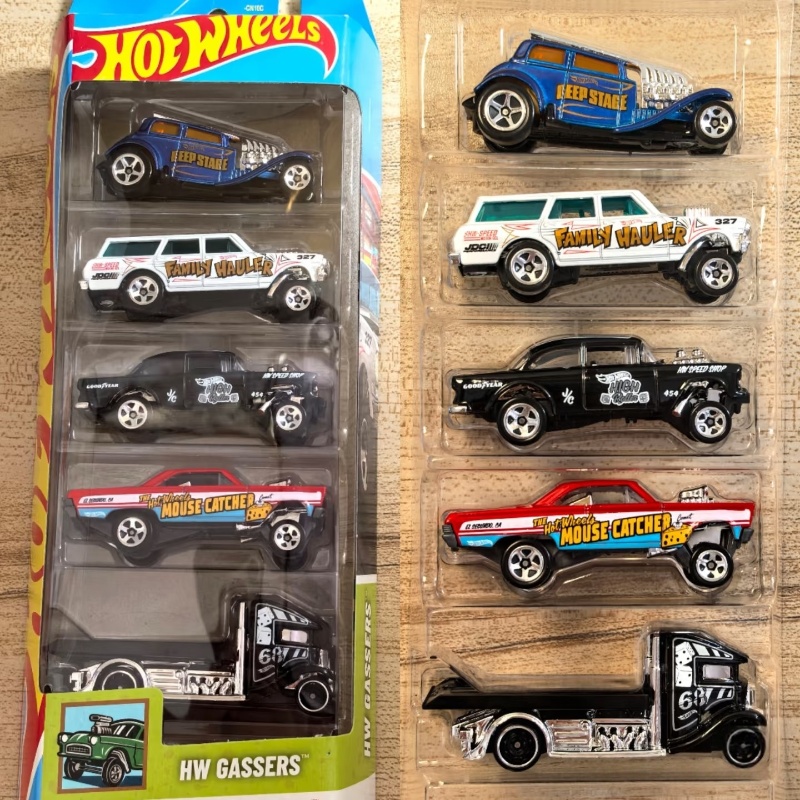 Hot Wheels Car Track Sets - Zestaw miniaturowych modeli samochodów wyścigowych Hot