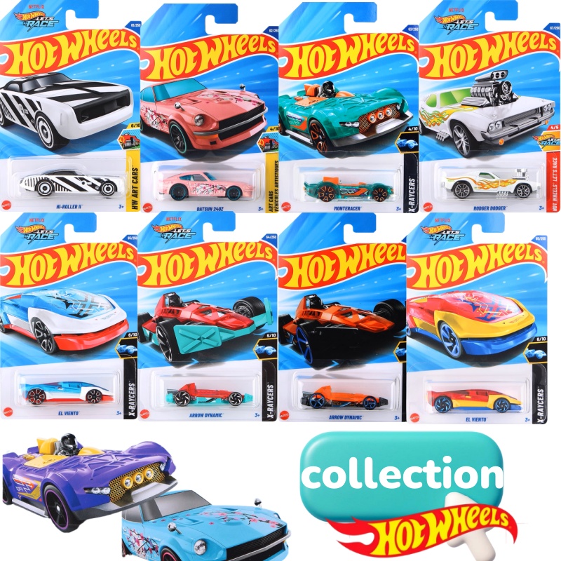 Hot Wheels Car Track Sets - Model samochodu Hotwheels ze stopu, Ferrari