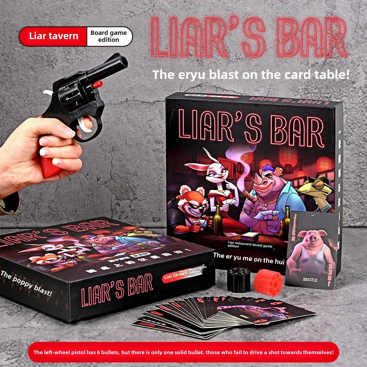 Graded Card Display - Fraud Pub Table Game Prawdziwe fizyczne