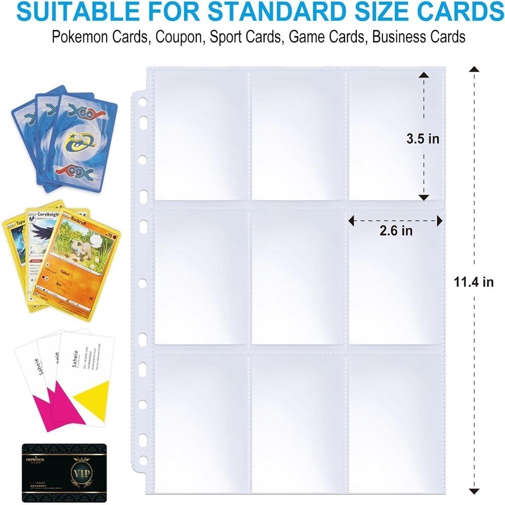 50 arkuszy, 9 kieszeni, jednos – Pokemon Binder Card recenzja i cena